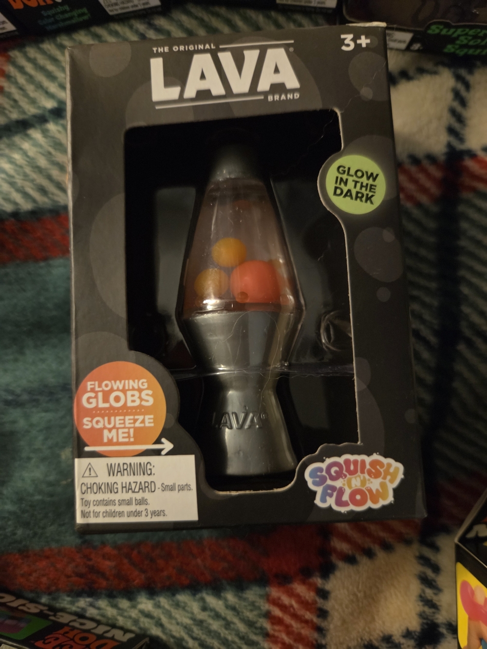 Lava Brand Squish & Flow Lava Lamp NWT